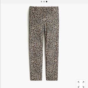 NWT J.Crew Winnie Pant Leopard print size 4